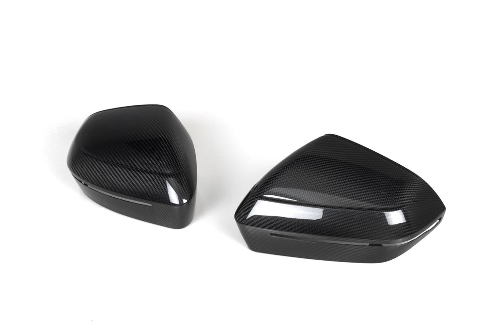 BMW 5 Series G60 G61 & X3 G45 Pre-preg Carbon Fibre Wing Mirror Covers by TREVORA (2024+) - AUTOID® - Mirror Covers - TREVORA