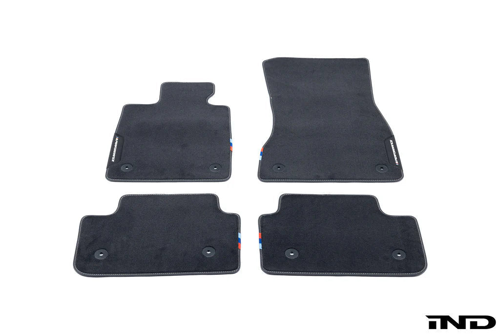 BMW 5 Series G60 & M5 G90 G99 Genuine M Performance All Weather Full Floor Mats Set (2024+) - AUTOID® - Floor Mats - BMW M Performance