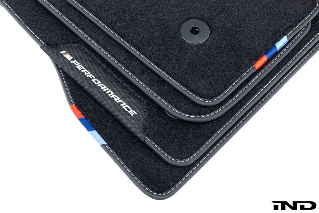 BMW 5 Series G60 & M5 G90 G99 Genuine M Performance All Weather Full Floor Mats Set (2024+) - AUTOID® - Floor Mats - BMW M Performance