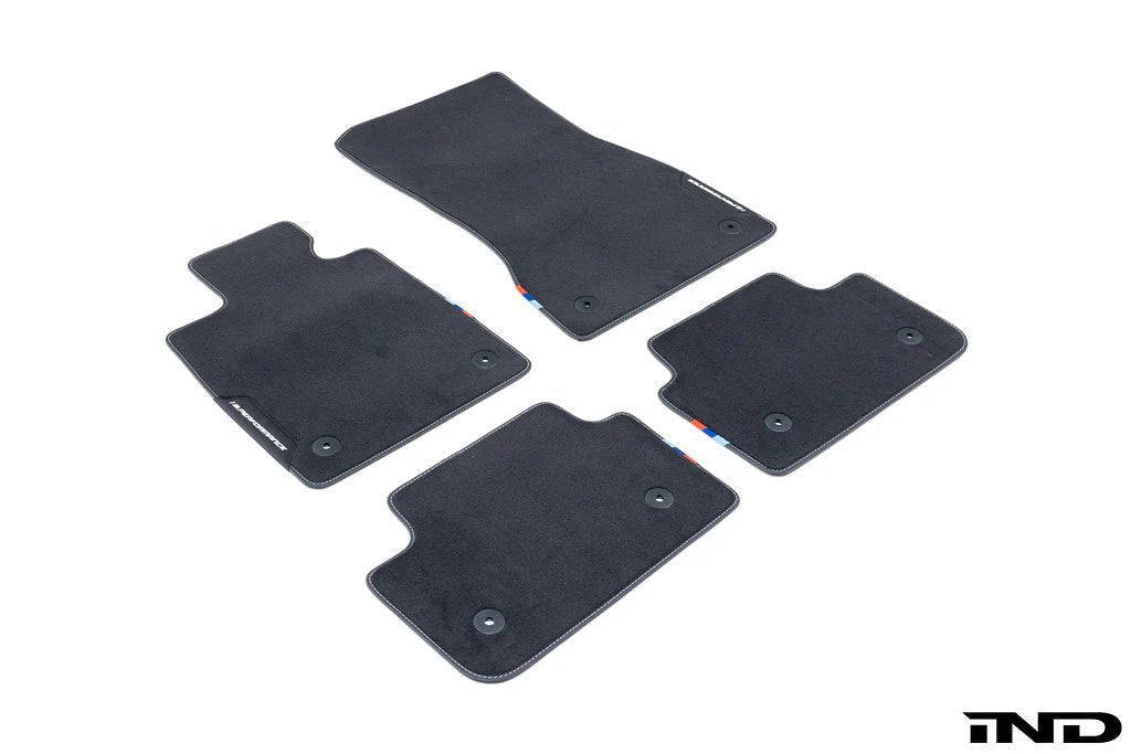 BMW 5 Series G60 & M5 G90 G99 Genuine M Performance All Weather Full Floor Mats Set (2024+) - AUTOID® - Floor Mats - BMW M Performance