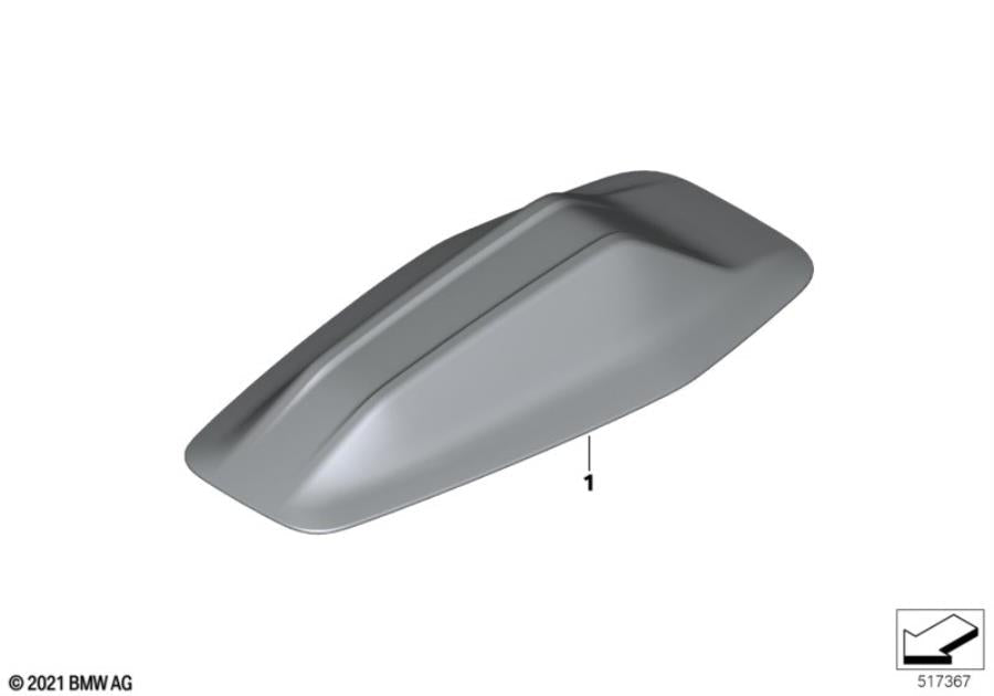 BMW 5 Series G60 & M5 G90 G99 Genuine M Performance Carbon Fibre Antenna Cover (2024+) - AUTOID® - Carbon Roofs & Accessories - BMW M Performance