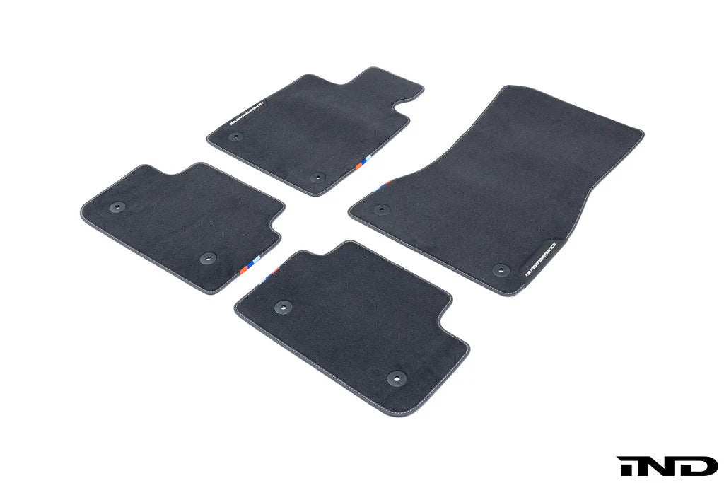 BMW 5 Series G60 & M5 G90 Genuine M Performance All Weather Full Floor Mats Set (2024+) - AUTOID - Floor Mats - BMW M Performance