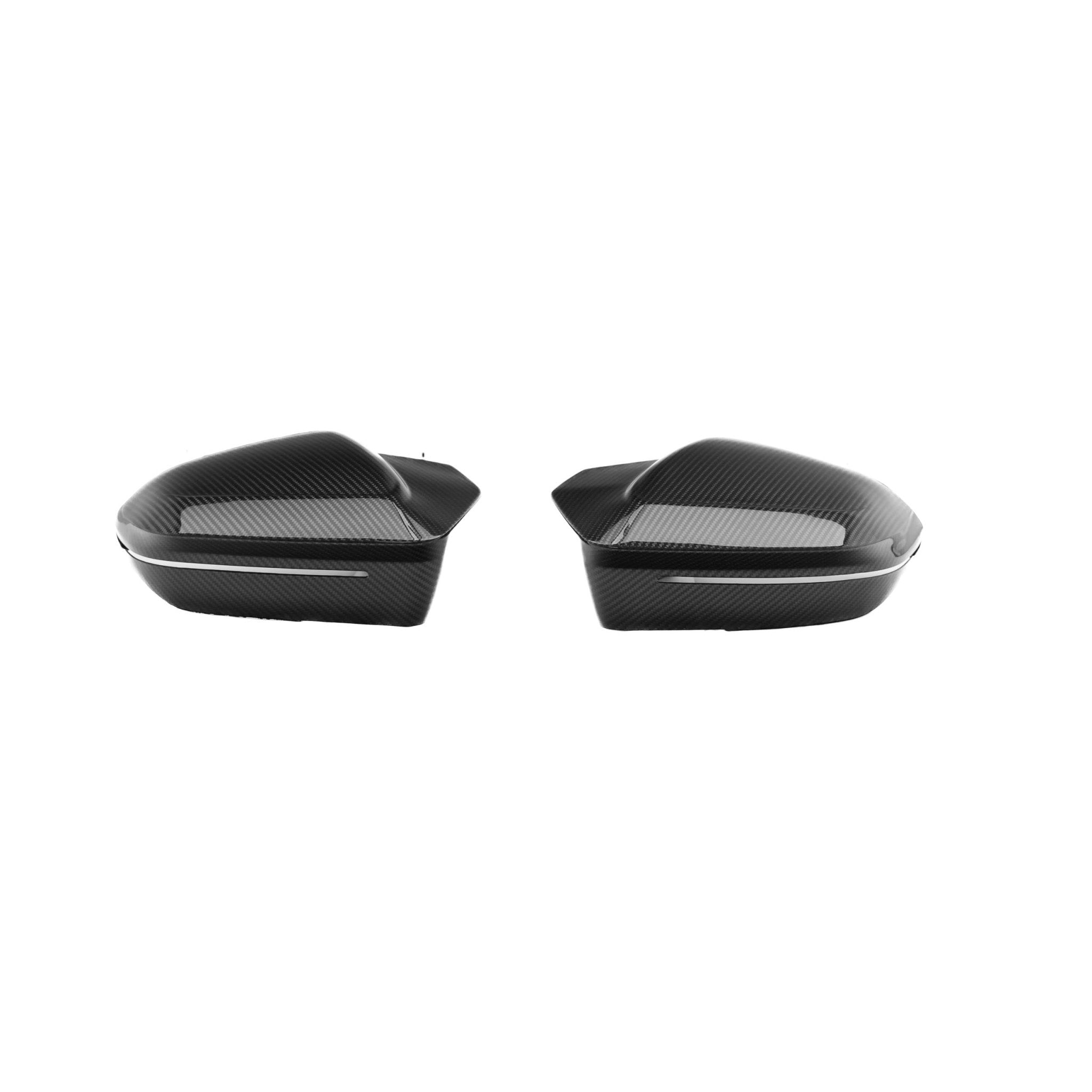 BMW 5 Series & i5 M60 G60 Pre - preg Carbon Fibre M Style Mirror Covers by TRE (2024+) - AUTOID - Mirror Covers - TRE