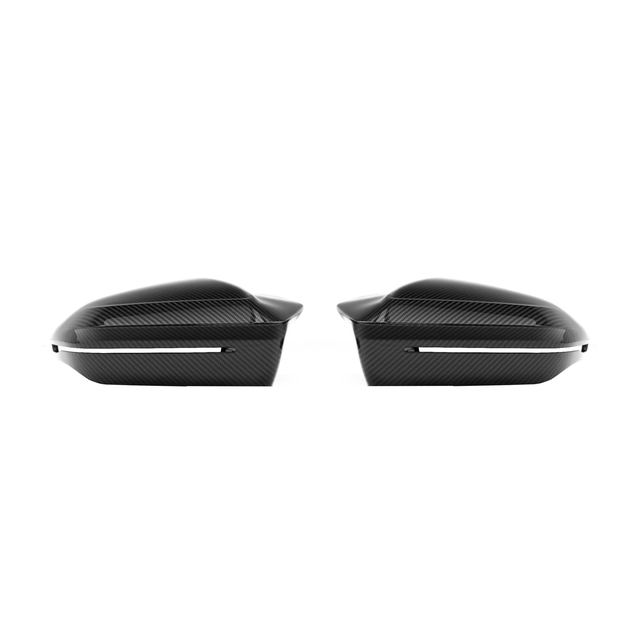 BMW 5 Series & i5 M60 G60 Pre - preg Carbon Fibre M Style Mirror Covers by TRE (2024+) - AUTOID - Mirror Covers - TRE