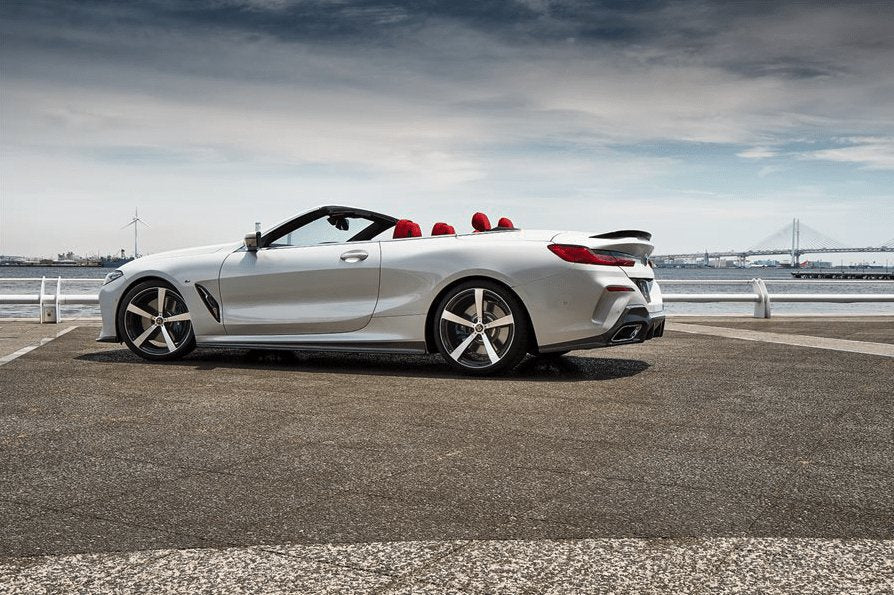BMW 8 Series G14 & M8 F91 Convertible Carbon Fibre Rear Spoiler by 3DDesign (2019+) - AUTOID® - Rear Spoilers - 3DDesign