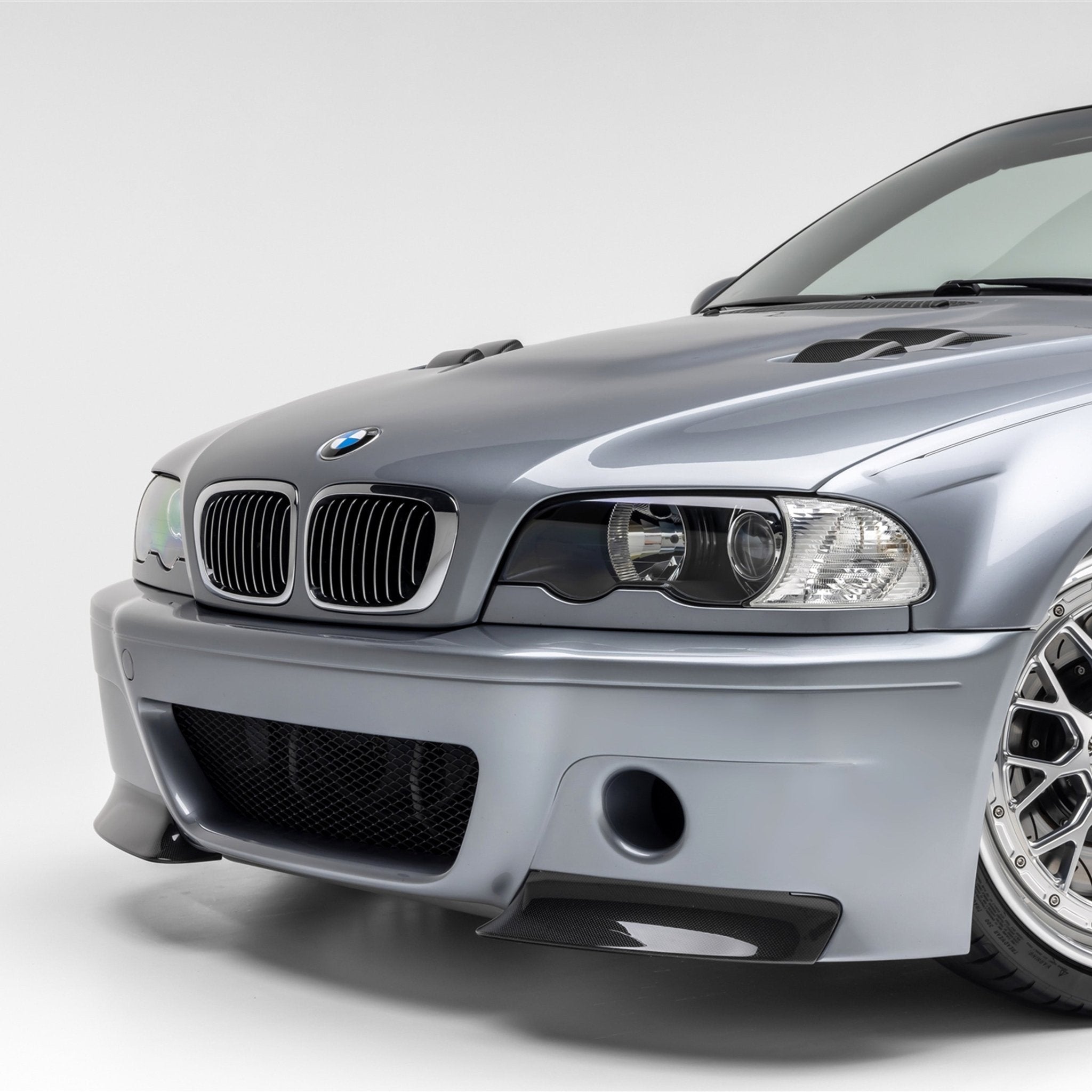 BMW E46 M3 V-CSL Aero Front Bumper by Vorsteiner - AUTOID® - Front & Rear Bumpers - Vorsteiner