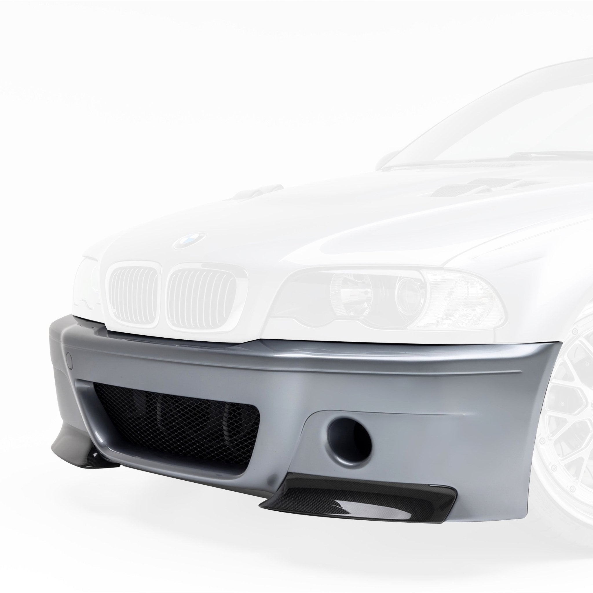 BMW E46 M3 V-CSL Aero Front Bumper by Vorsteiner - AUTOID® - Front & Rear Bumpers - Vorsteiner