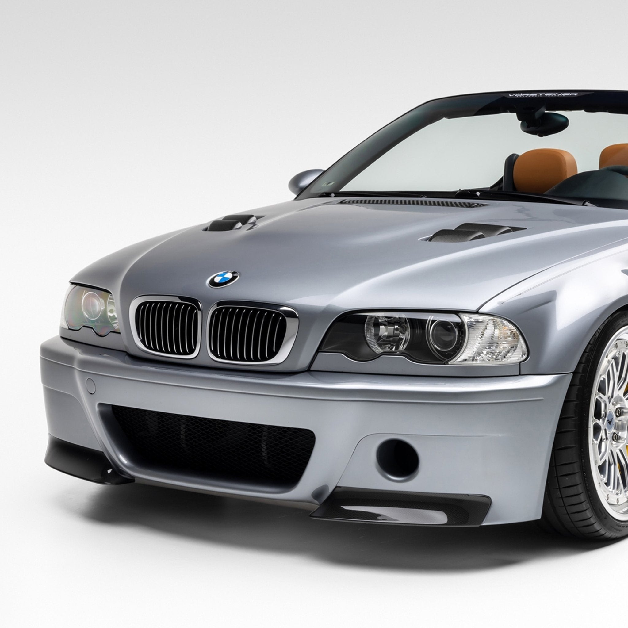 BMW E46 M3 V-CSL Aero Front Bumper by Vorsteiner - AUTOID® - Front & Rear Bumpers - Vorsteiner