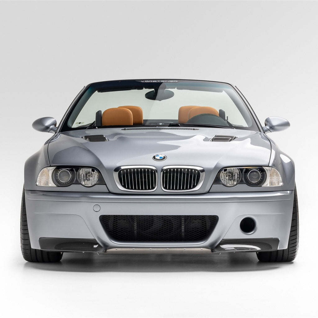 BMW E46 M3 V-CSL Aero Front Bumper by Vorsteiner - AUTOID® - Front & Rear Bumpers - Vorsteiner