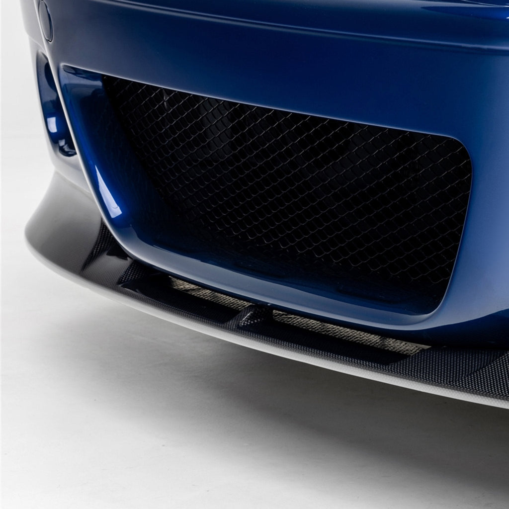BMW E46 M3 V20 Aero 1 Piece Splitter Carbon Fiber by Vorsteiner - AUTOID® - Front Lips & Splitters - Vorsteiner