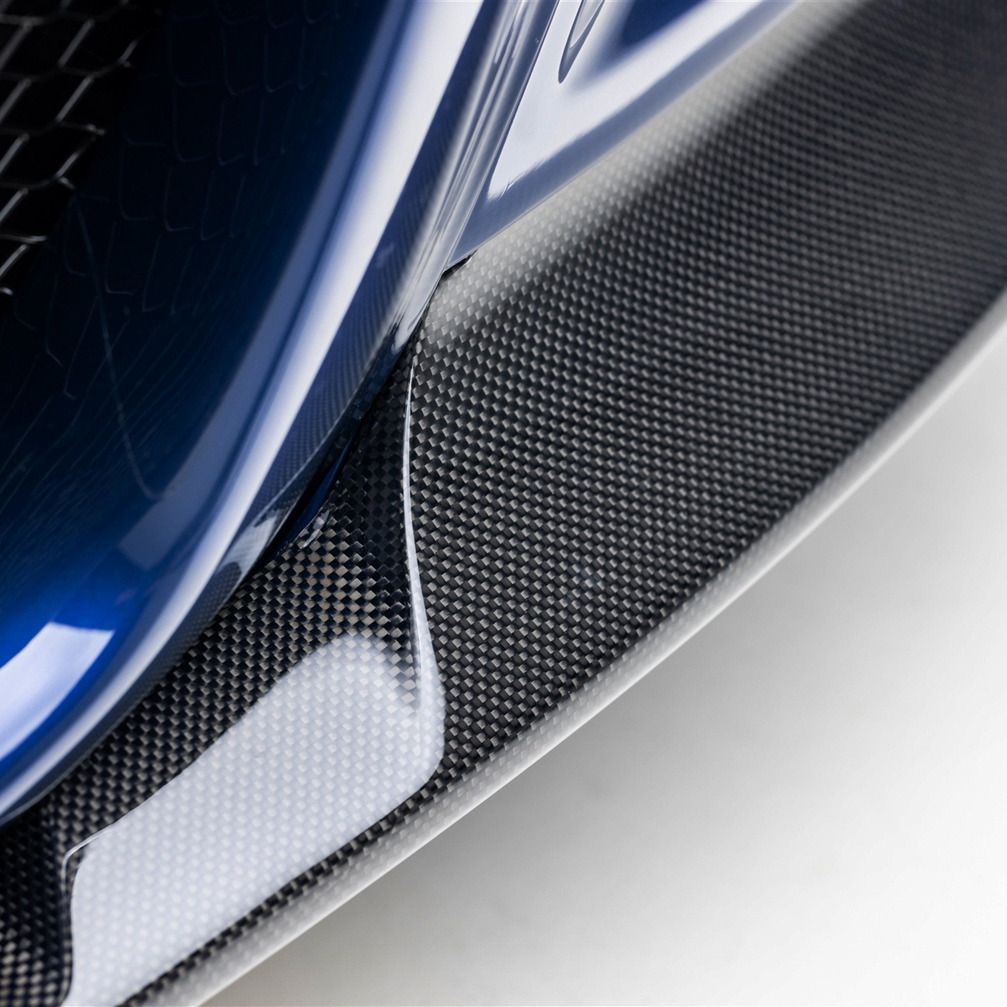 BMW E46 M3 V20 Aero 1 Piece Splitter Carbon Fiber by Vorsteiner - AUTOID® - Front Lips & Splitters - Vorsteiner