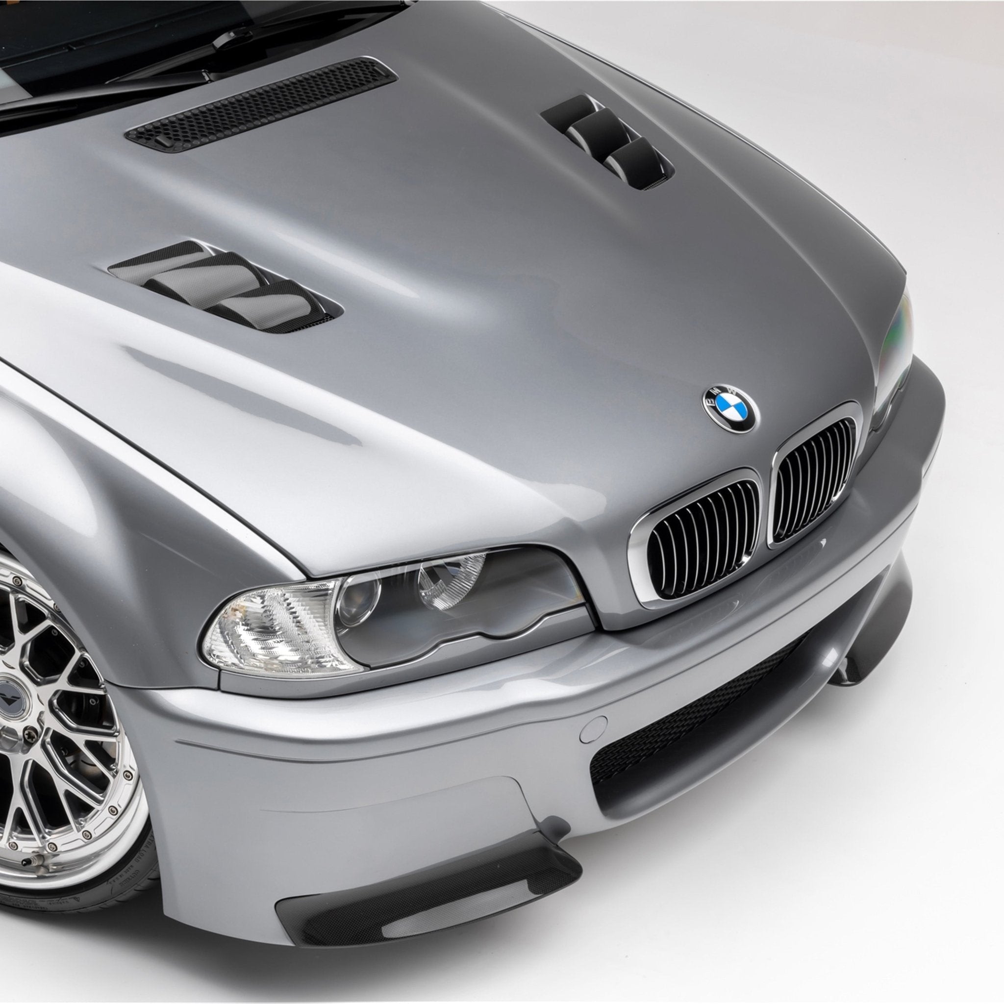 BMW E46 M3 V20 Aero Hood Carbon Fiber by Vorsteiner - AUTOID® - Front Hood - Vorsteiner