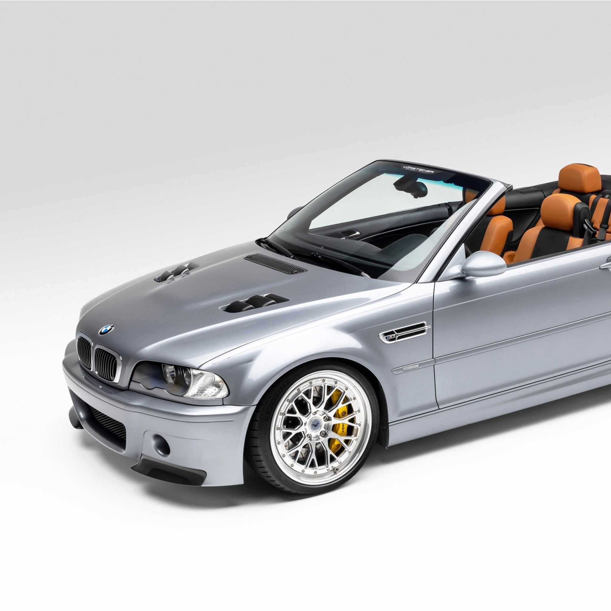 BMW E46 M3 V20 Aero Hood Carbon Fiber by Vorsteiner - AUTOID - Front Hood - Vorsteiner