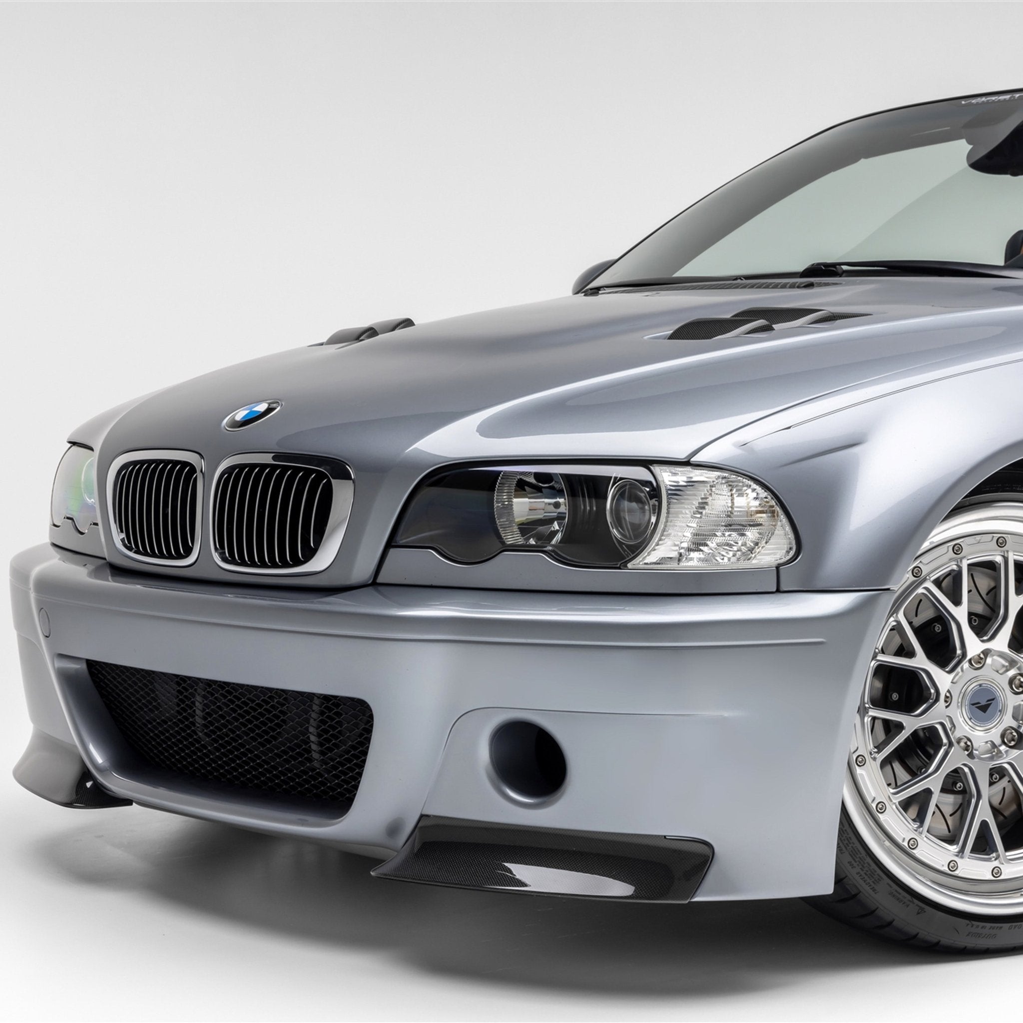 BMW E46 M3 V20 Aero Hood Carbon Fiber by Vorsteiner - AUTOID - Front Hood - Vorsteiner