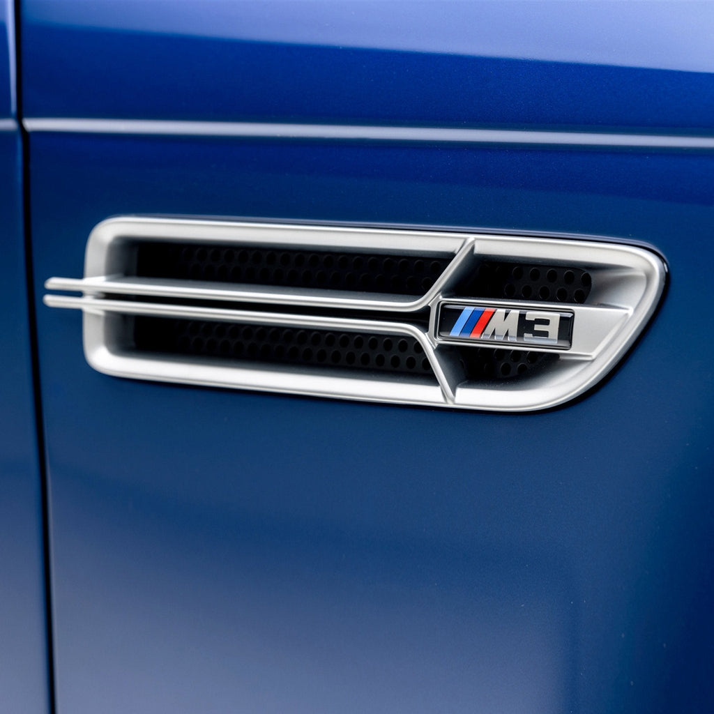 BMW E46 M3 V20 Aero Limited Side Grilles Nickel Plated by Vorsteiner - AUTOID® - Fender Trim - Vorsteiner