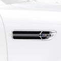 BMW E46 M3 V20 Aero Limited Side Grilles Nickel Plated by Vorsteiner - AUTOID® - Fender Trim - Vorsteiner