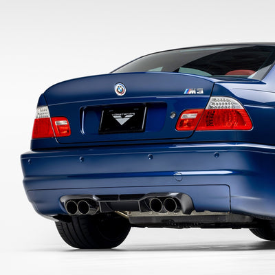 BMW E46 M3 V20 Aero Rear Diffuser Carbon Fiber By Vorsteiner - AUTOID - Rear Diffusers - Vorsteiner