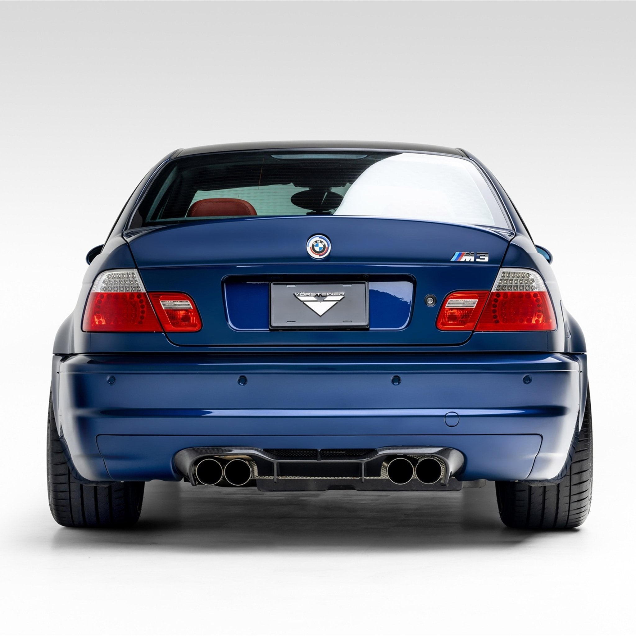 BMW E46 M3 V20 Aero Rear Diffuser Carbon Fiber By Vorsteiner - AUTOID - Rear Diffusers - Vorsteiner