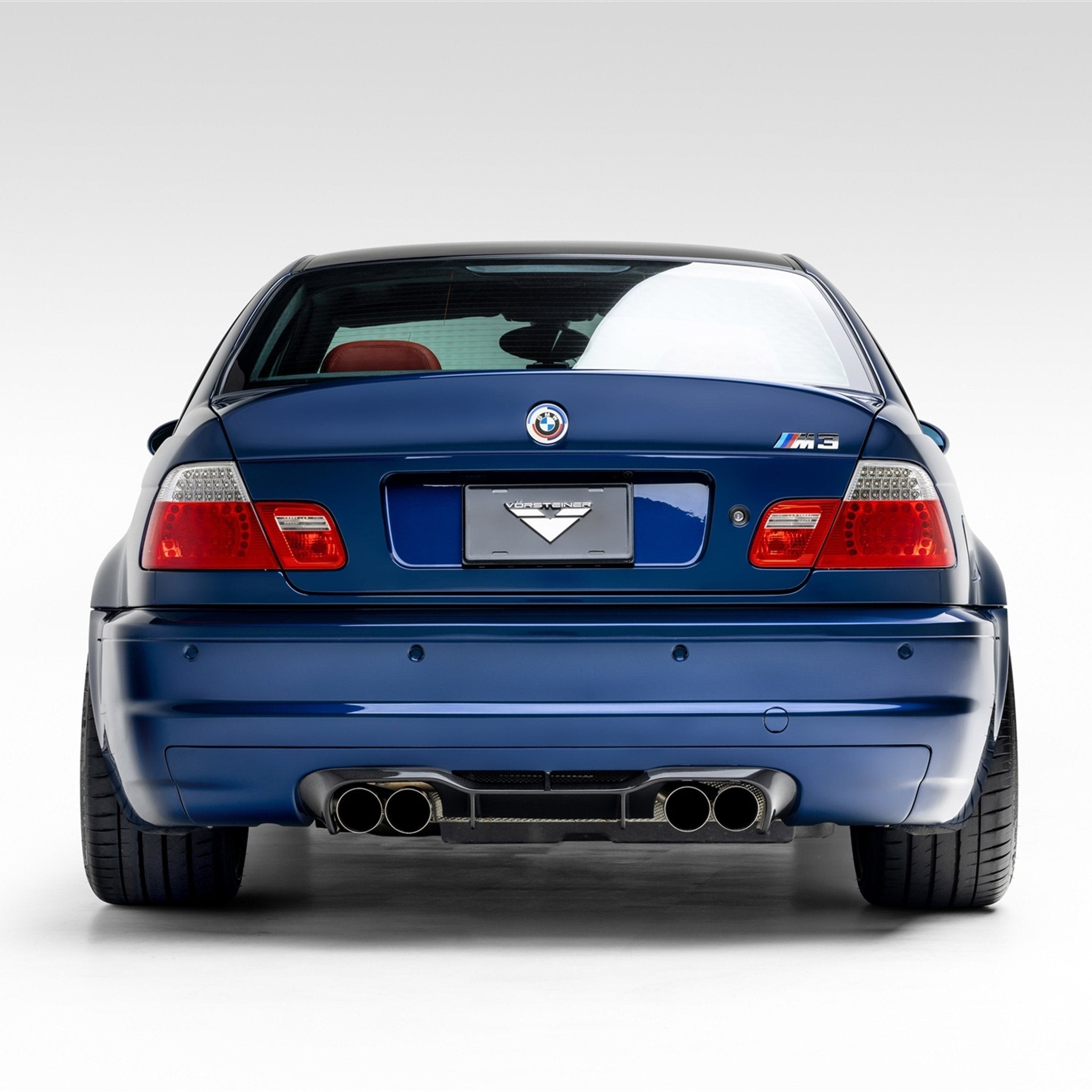 BMW E46 M3 V20 Aero Rear Diffuser Carbon Fiber By Vorsteiner - AUTOID® - Rear Diffusers - Vorsteiner