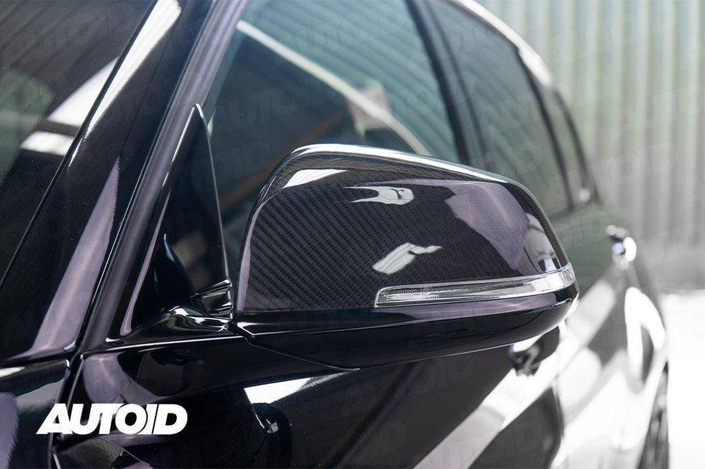 BMW F Chassis Pre-preg Carbon Fibre Wing Mirror Covers by FORM (2012-2019) - AUTOID® - Mirror Covers - FORM Industries