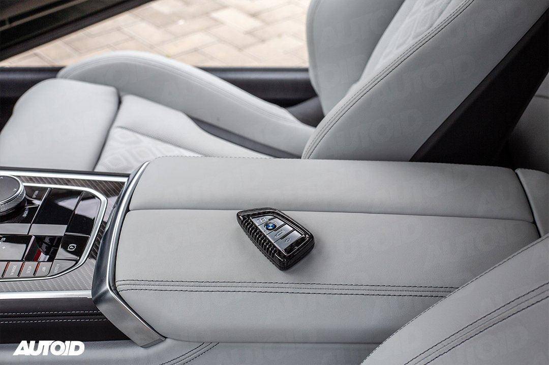 BMW F & G Series T-Carbon Pre-preg Carbon Fibre Key Cover (2017-2023) - AUTOID® - Key Covers - T-Carbon