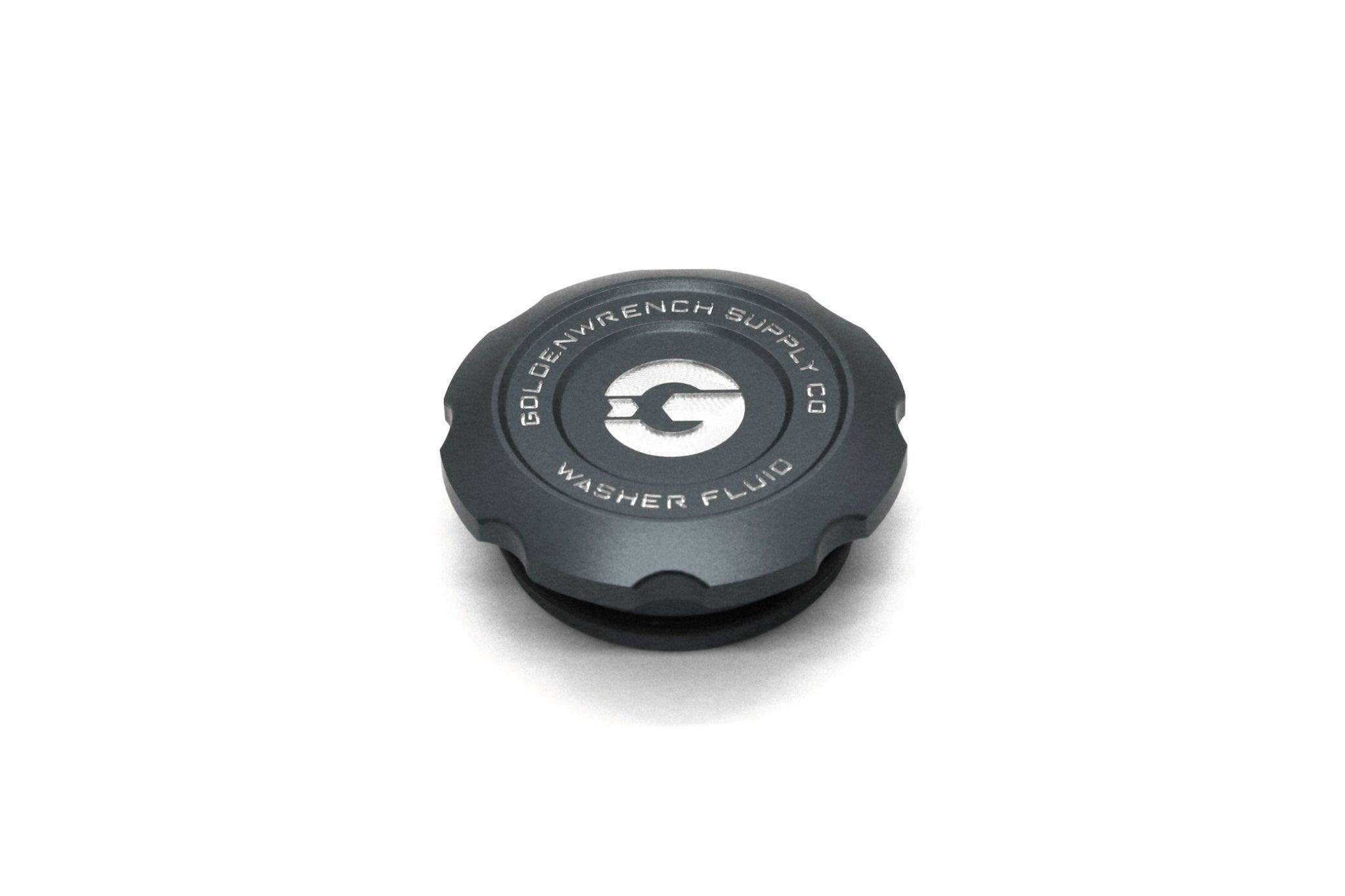 BMW F Series Billet Washer Fluid Cap by Goldenwrench - AUTOID® - Vehicle Dress Up Caps & Covers - Goldenwrench Supply