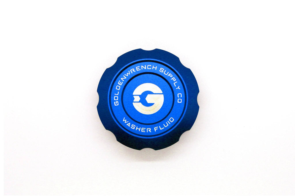 BMW F Series Billet Washer Fluid Cap by Goldenwrench - AUTOID® - Vehicle Dress Up Caps & Covers - Goldenwrench Supply