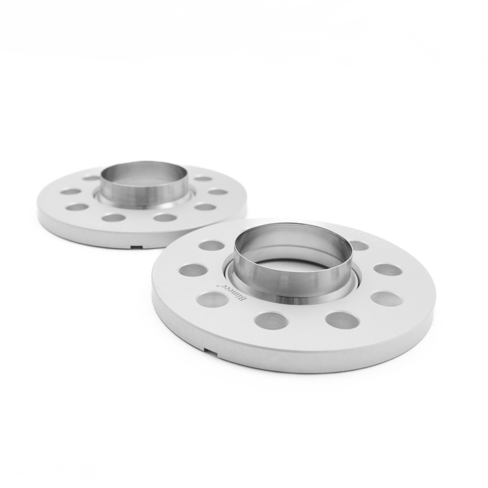 BMW F Series Bimecc 5x120 Silver Wheel Spacers Set with Bolts (2012-2021) - AUTOID® - Wheel Spacers - Bimecc