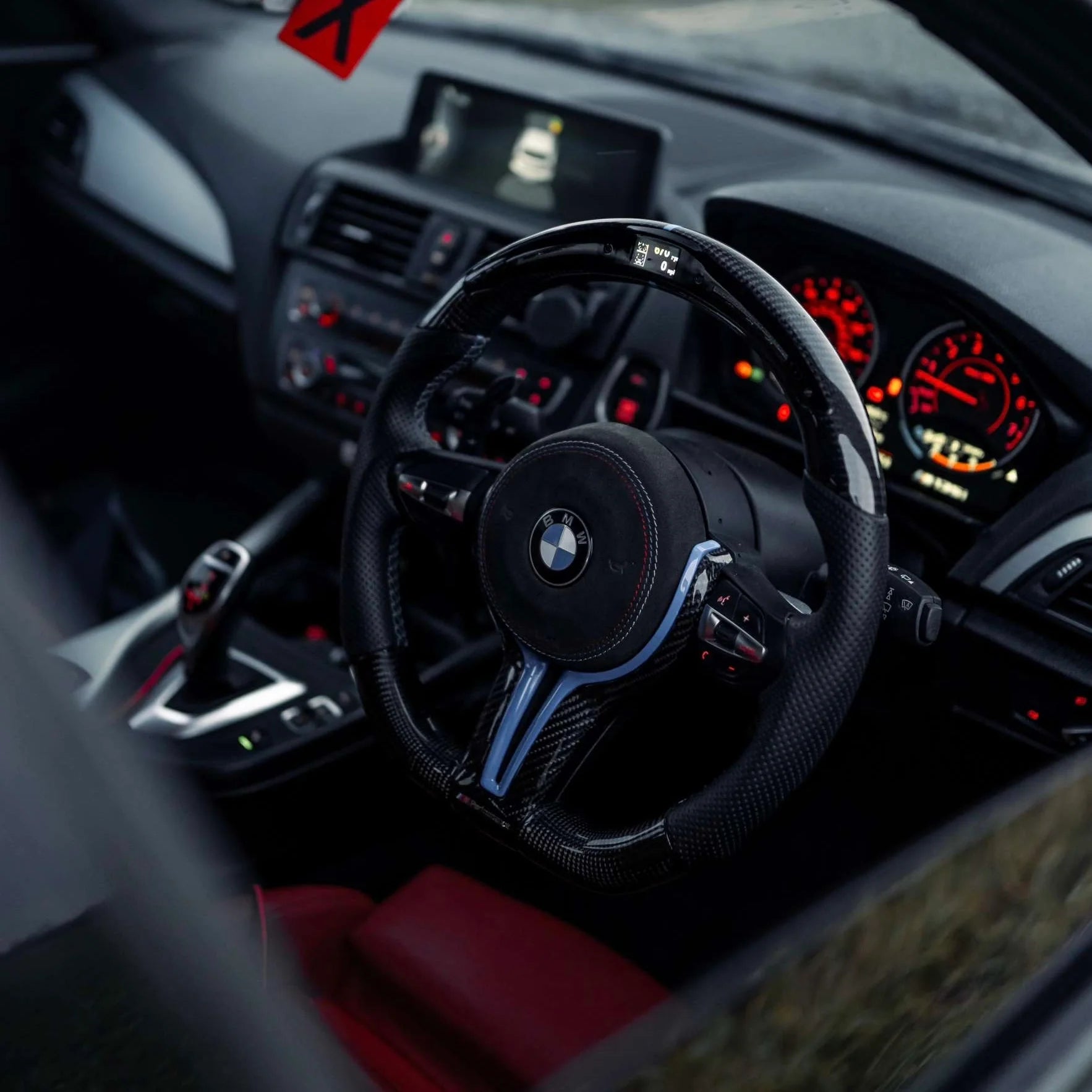 BMW F Series Carbon Fibre LED Steering Wheel by OHC (2011 - 2021) - AUTOID - Steering Wheels - OHC