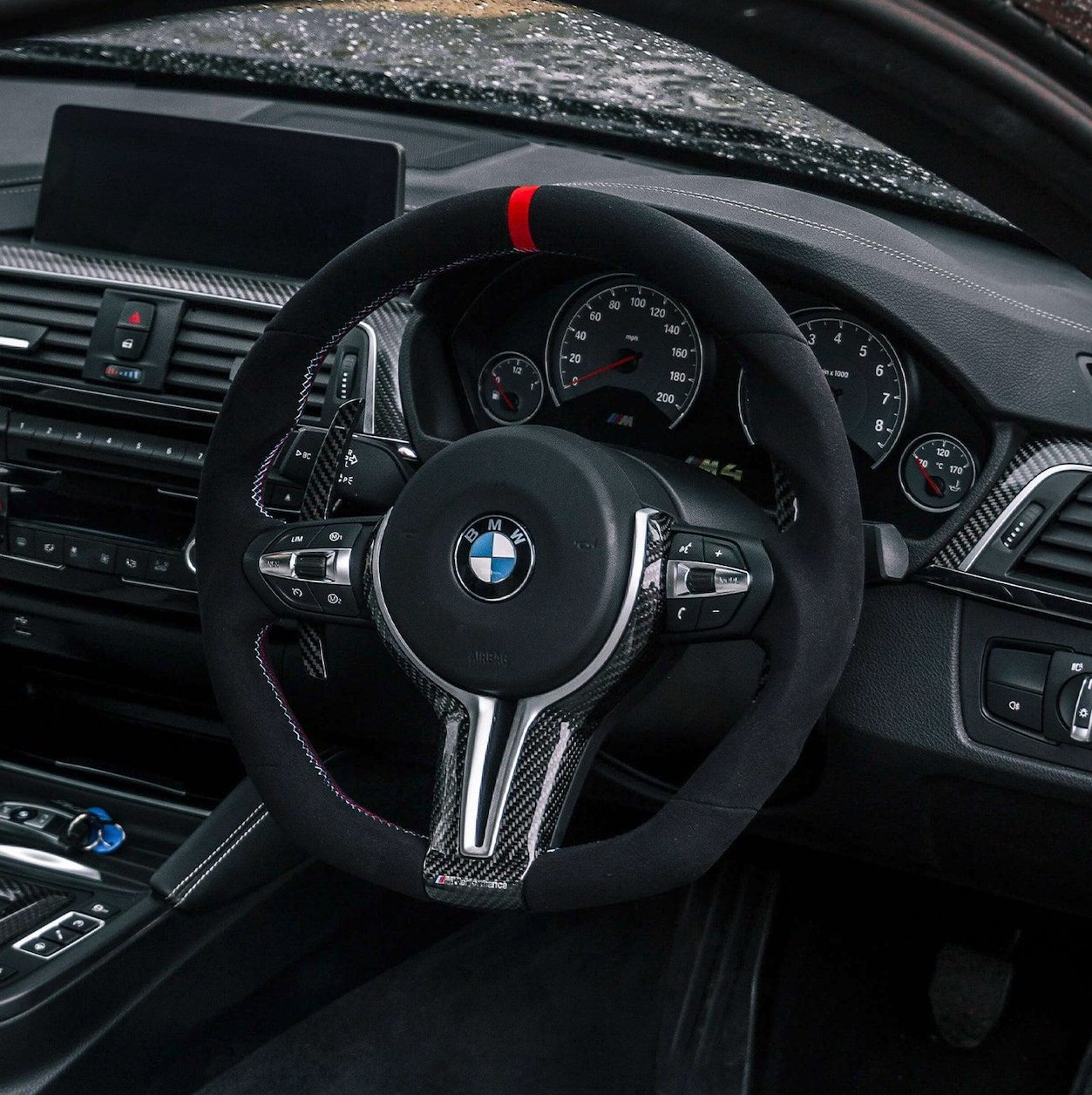 BMW F Series Full Alcantara Steering Wheel by OHC (2011 - 2021) - AUTOID - Steering Wheels - OHC