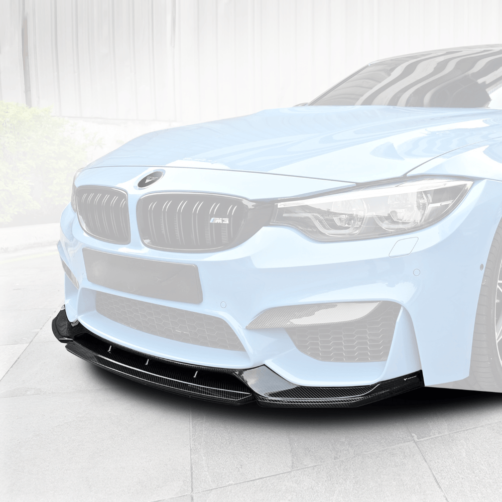 BMW F80 M3 / F82 F83 M4 GTS - V Carbon Fiber Front Splitter - AUTOID - Front Lips & Splitters - Vorsteiner