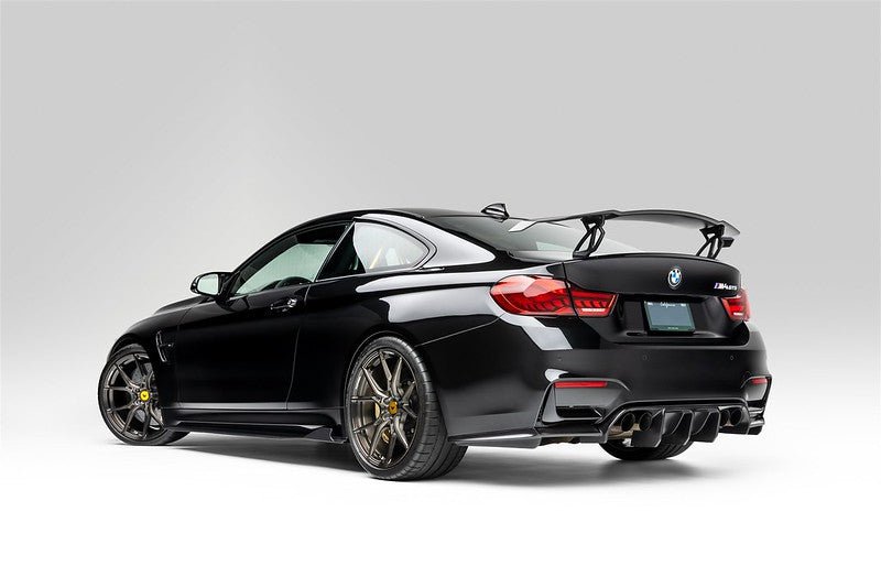 BMW F80 M3 | F82/F83 M4 VRS GTS Matte Black Aero Uprights by Vorsteiner - AUTOID - Rear Wings - Vorsteiner