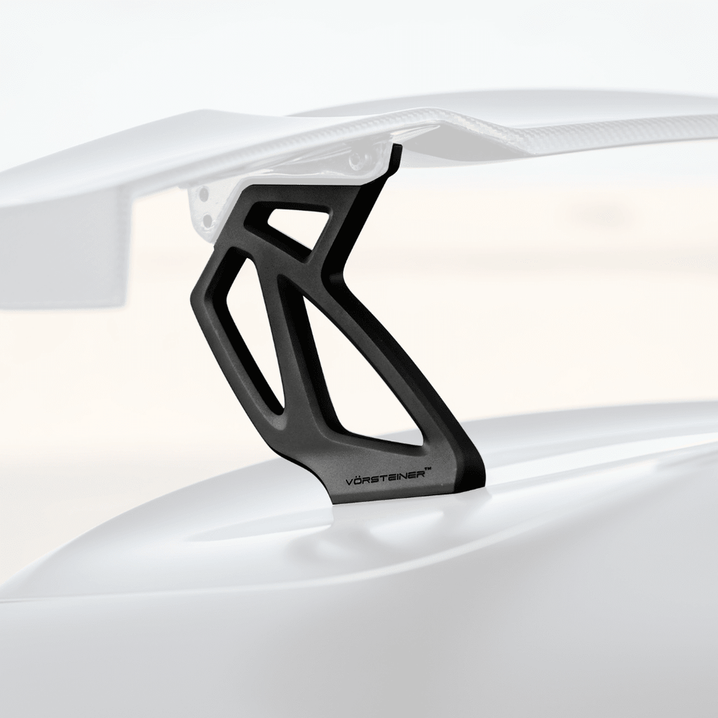 BMW F80 M3 | F82/F83 M4 VRS GTS Matte Black Aero Uprights by Vorsteiner - AUTOID® - Rear Wings - Vorsteiner