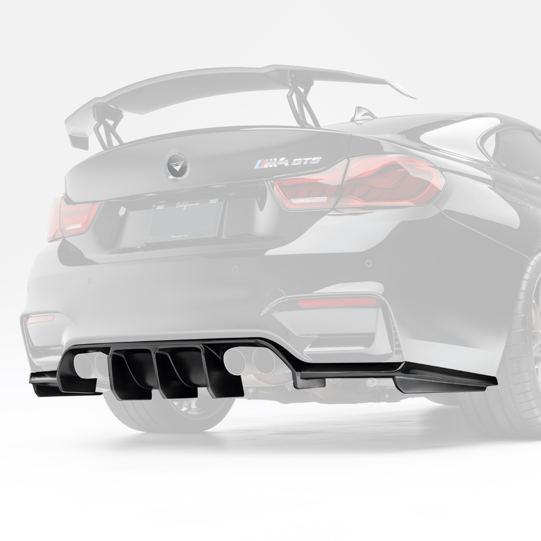 BMW F80 M3 | F82/F83 M4 VRS GTS - V Aero Rear Diffuser by Vorsteiner - AUTOID - Rear Diffusers - Vorsteiner