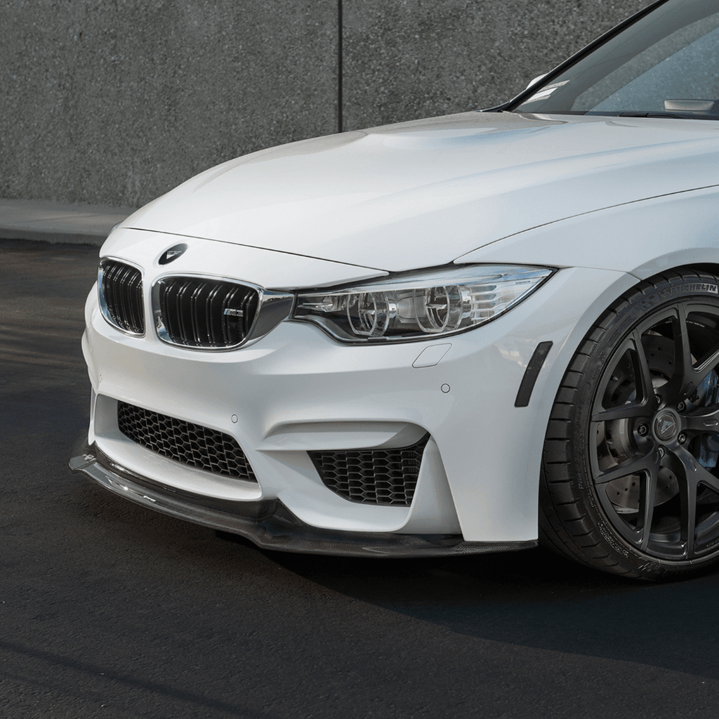 BMW F80/F81 M3 | F82/F83 M4 Carbon Fiber Front Spoiler by Vorsteiner - AUTOID® - Front Lips & Splitters - Vorsteiner