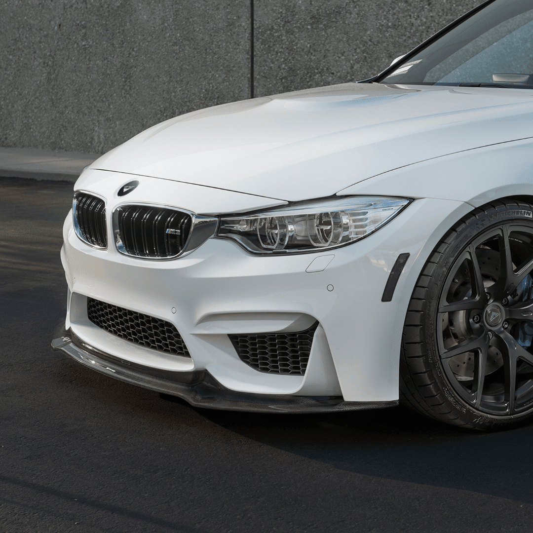 BMW F80/F81 M3 | F82/F83 M4 Carbon Fiber Front Spoiler by Vorsteiner - AUTOID® - Front Lips & Splitters - Vorsteiner