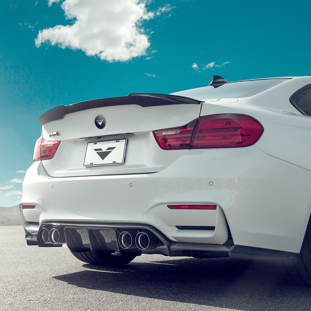 BMW F80/F81 M3 | F82/F83 M4 GTS Carbon Fiber Rear Diffuser by Vorsteiner - AUTOID® - Rear Diffusers - Vorsteiner