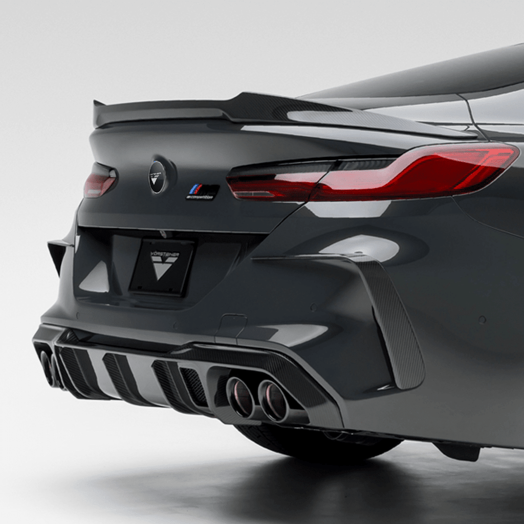 BMW F91/F92/F93 M8 VRS Aero 2 pc Eye Brows on Rear Bumper - AUTOID® - Bumper Inserts & Trim - Vorsteiner