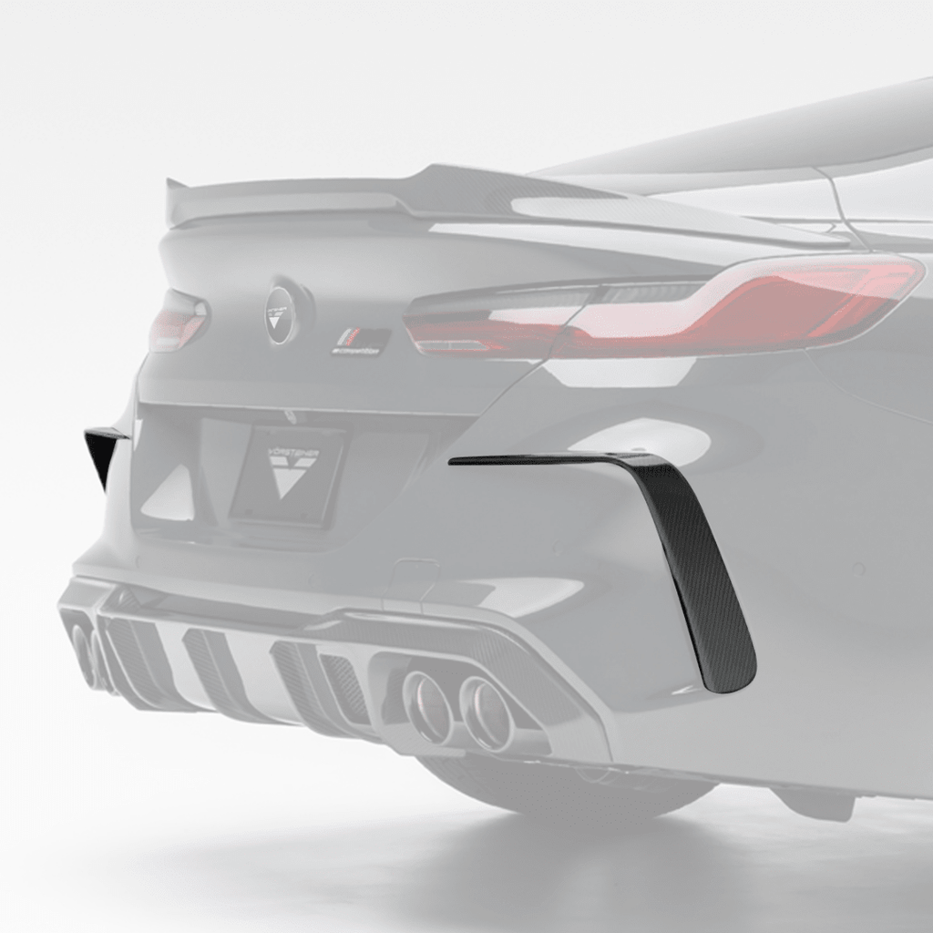 BMW F91/F92/F93 M8 VRS Aero 2 pc Eye Brows on Rear Bumper - AUTOID® - Bumper Inserts & Trim - Vorsteiner