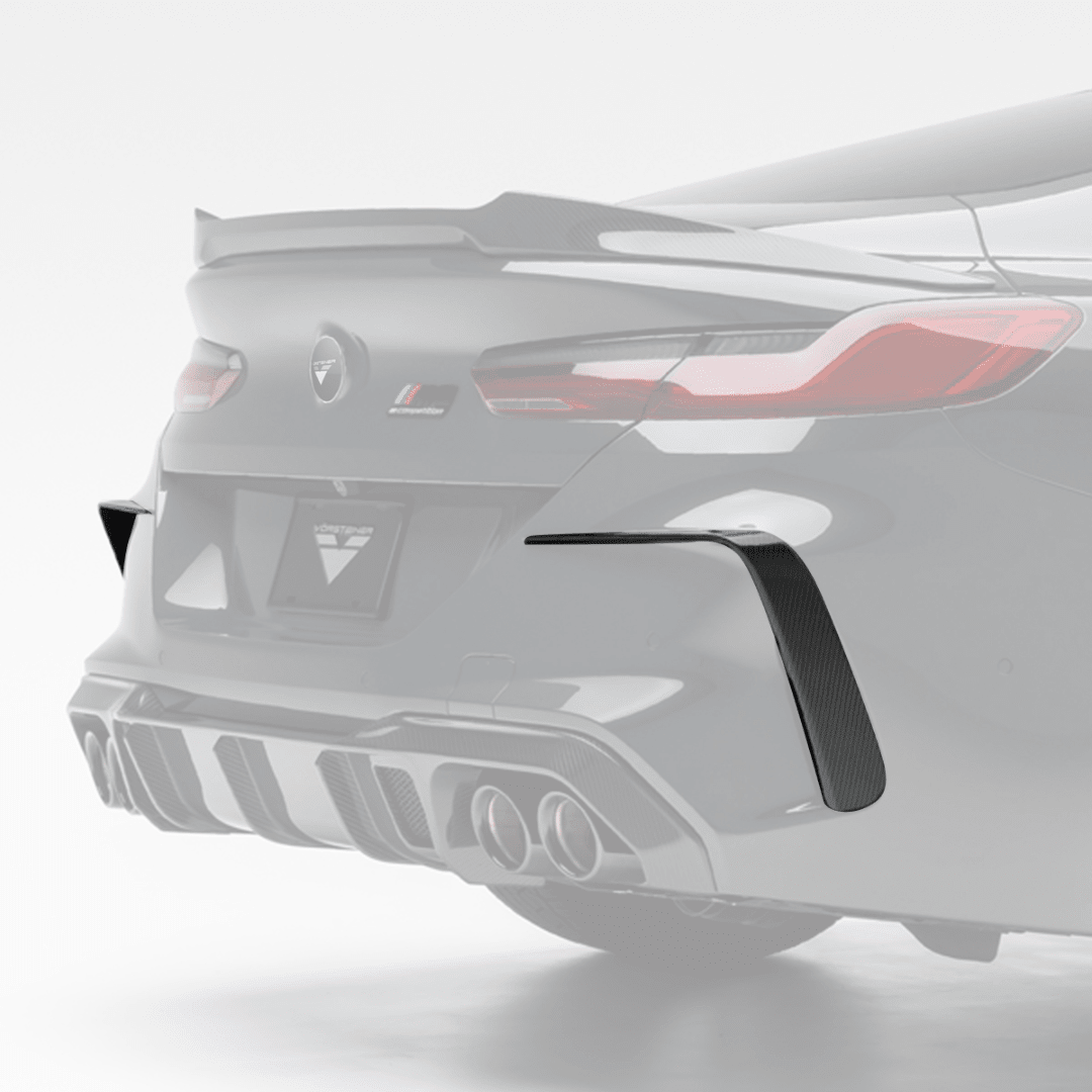 BMW F91/F92/F93 M8 VRS Aero 2 pc Eye Brows on Rear Bumper - AUTOID® - Bumper Inserts & Trim - Vorsteiner