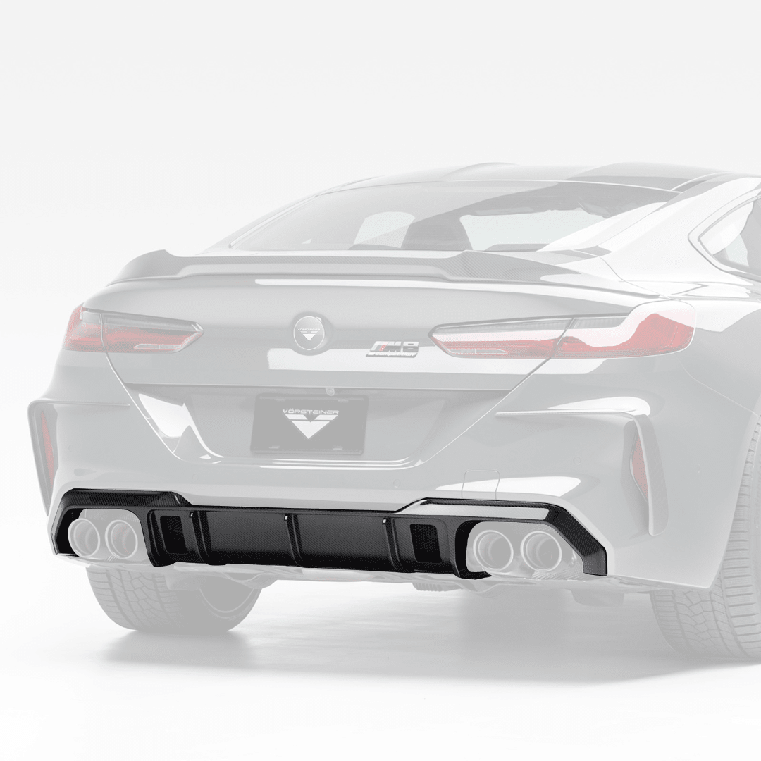 BMW F91/F92/F93 M8 VRS Aero Rear Diffuser Carbon Fiber by Vorsteiner - AUTOID® - Rear Diffusers - Vorsteiner