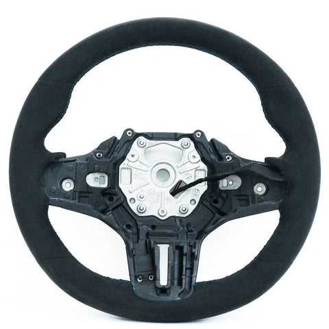 BMW G Series Full Alcantara Custom Steering Wheel by FORM - AUTOID® - Steering Wheels - FORM Industries