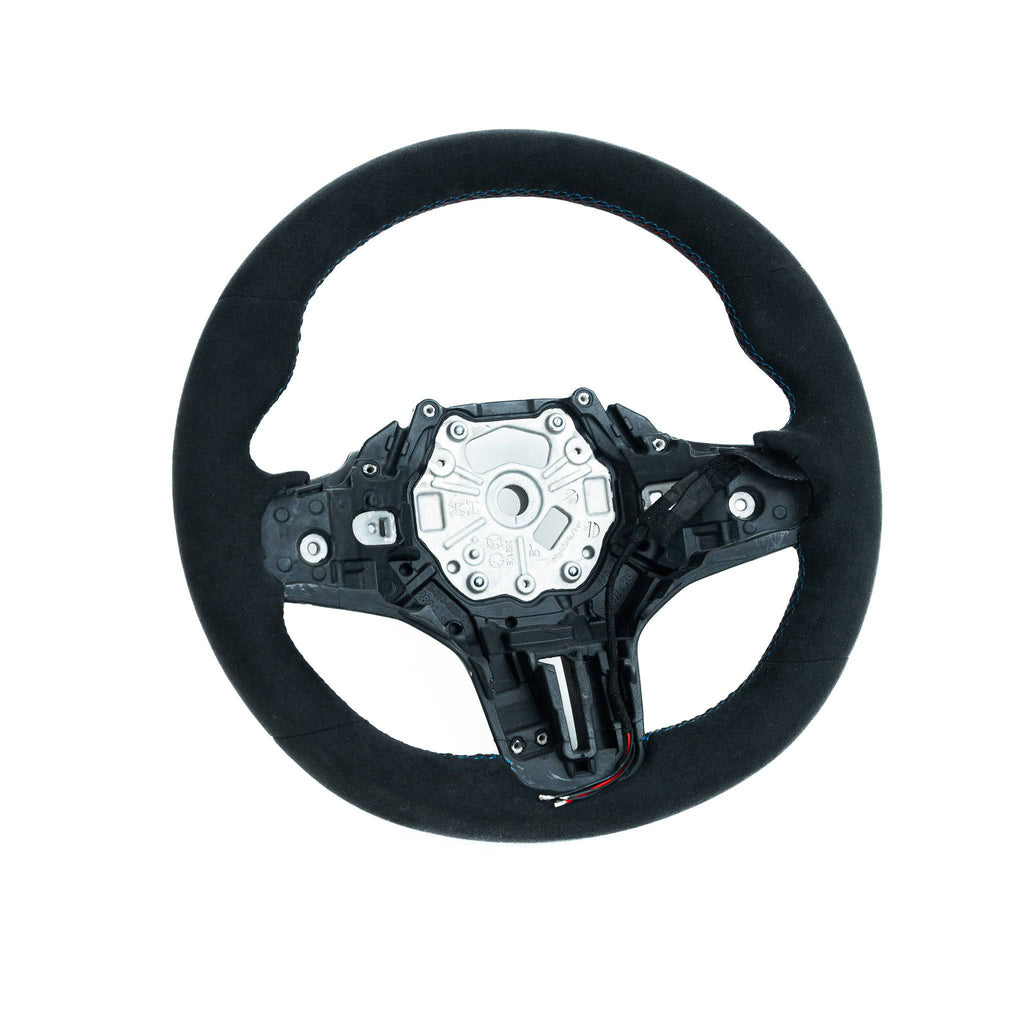 BMW G Series Full Alcantara Custom Steering Wheel by FORM - AUTOID® - Steering Wheels - FORM Industries