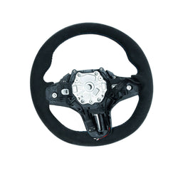 BMW G Series Full Alcantara Custom Steering Wheel by FORM - AUTOID® - Steering Wheels - FORM Industries