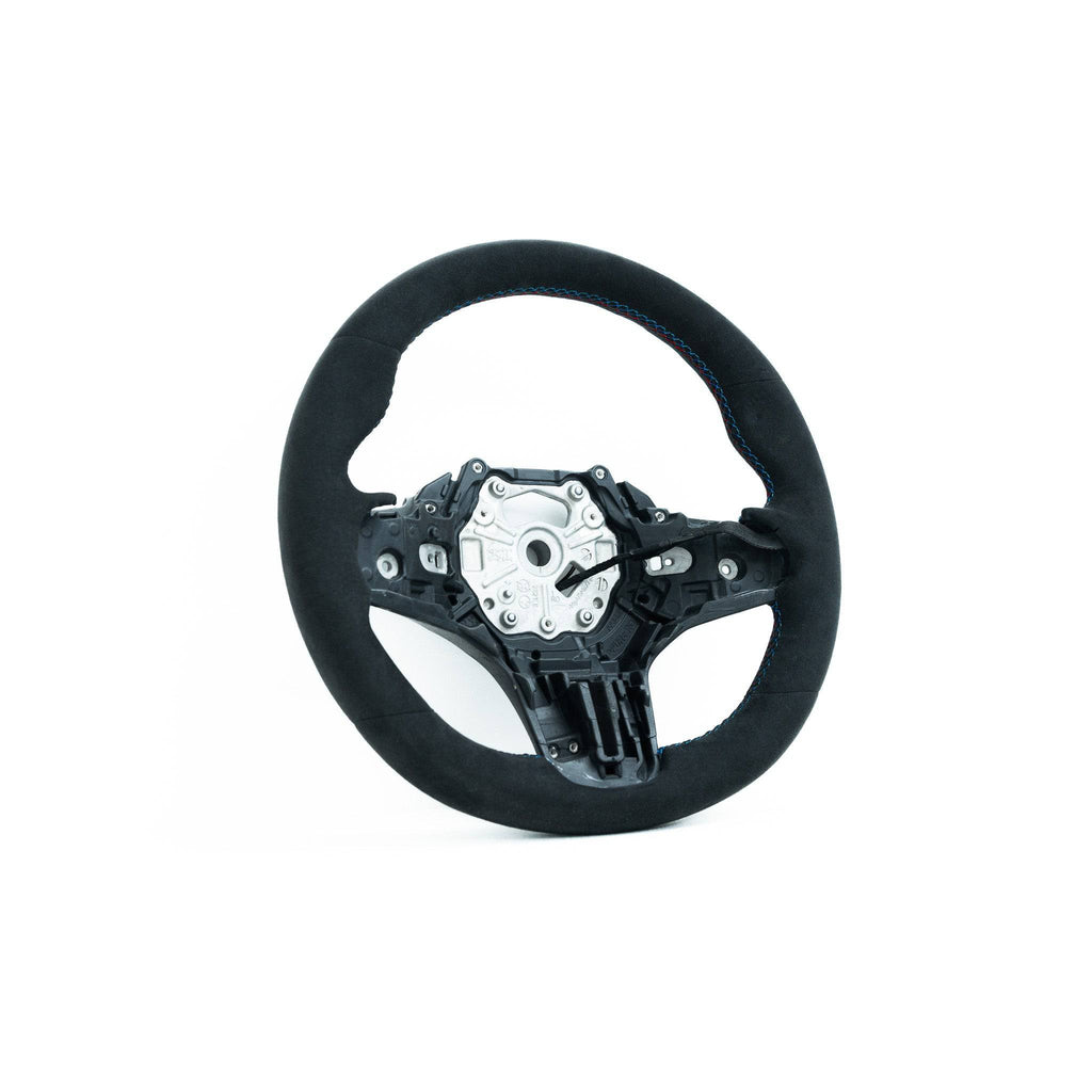 BMW G Series Full Alcantara Custom Steering Wheel by FORM - AUTOID® - Steering Wheels - FORM Industries