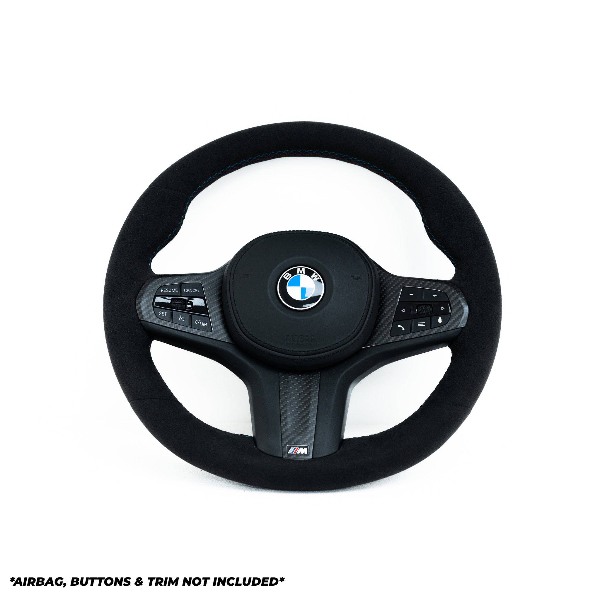 BMW G Series Full Alcantara Custom Steering Wheel by FORM - AUTOID® - Steering Wheels - FORM Industries