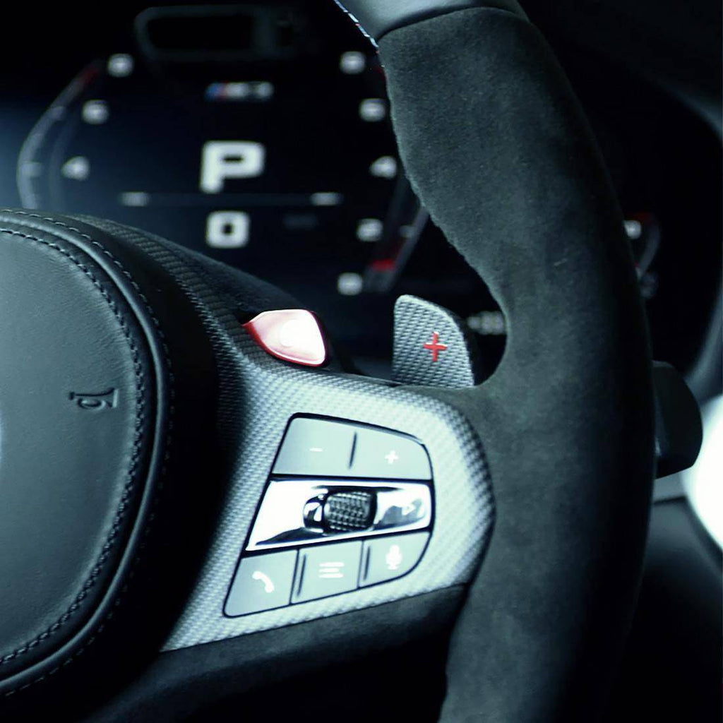 BMW G Series Genuine M Performance Carbon Fibre Shift Paddles - AUTOID® - Paddle Shifters - BMW M Performance