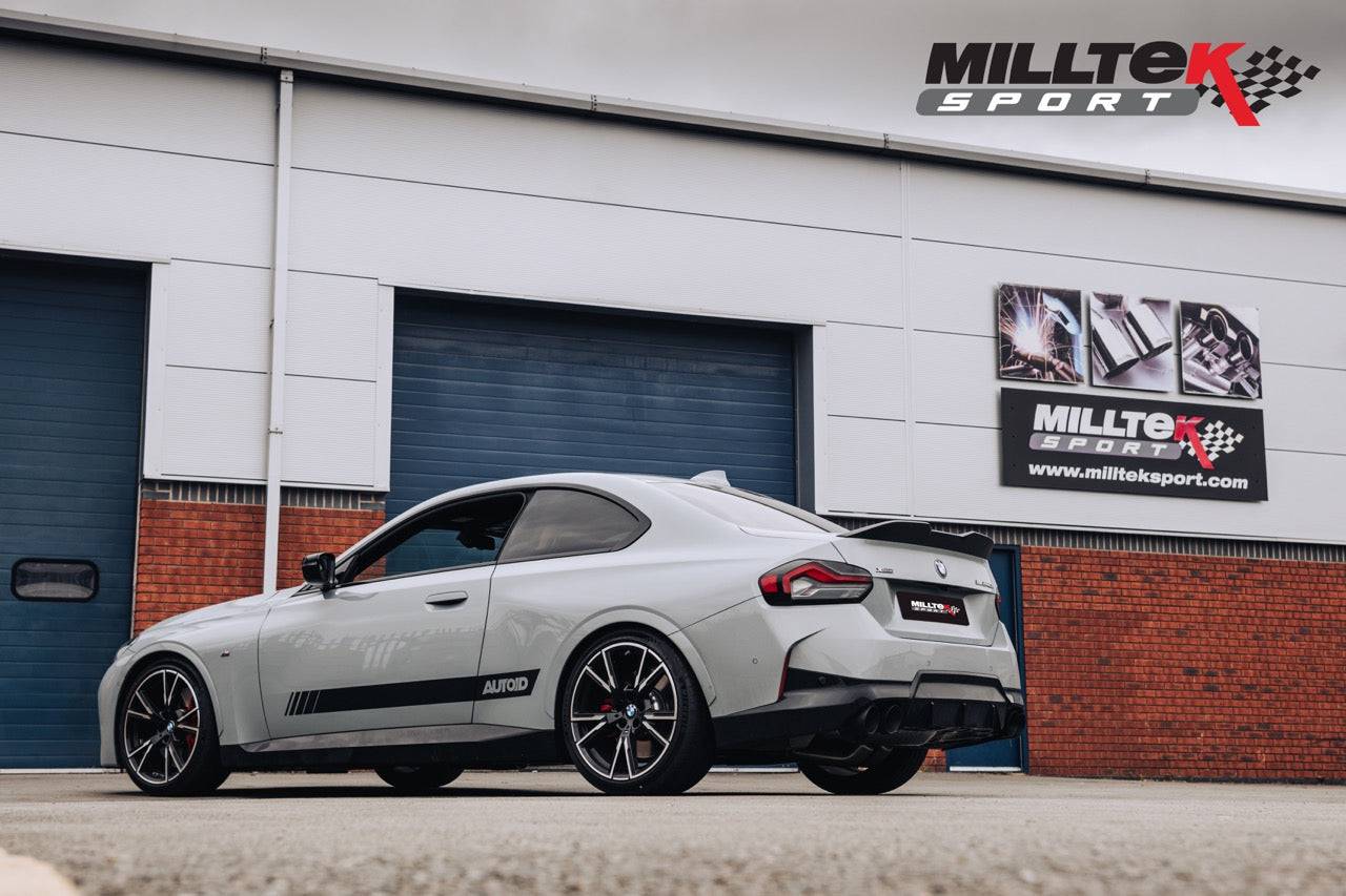 BMW G42 2 Series M240i xDrive Cat Back Exhaust System by Milltek Sport (2021+) - AUTOID - Exhaust System - Milltek Sport