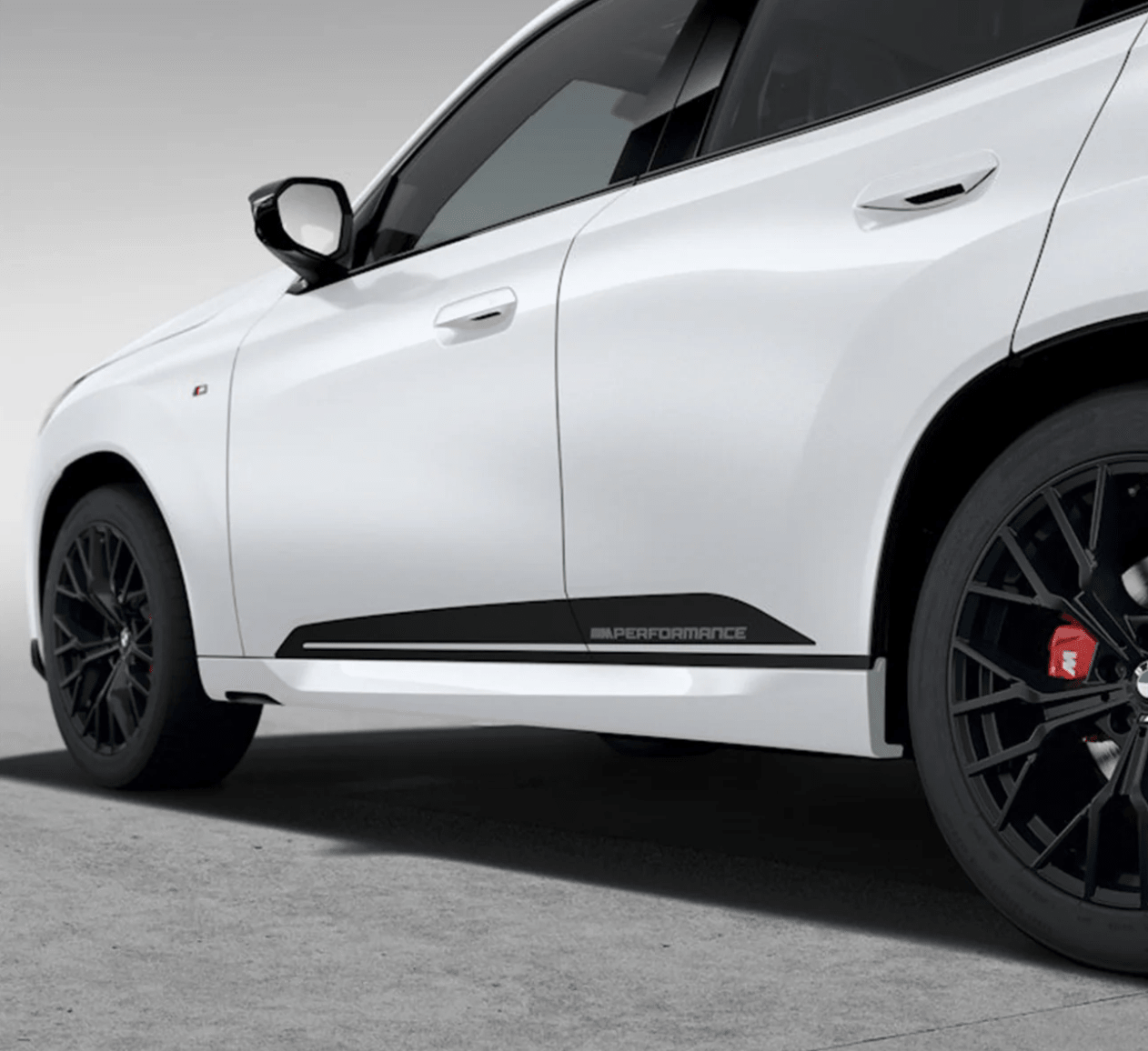 BMW G45 X3 M Performance Genuine Side Decals in Frozen Black (2025+) - AUTOID® - Vinyl Decals & Stickers - BMW M Performance