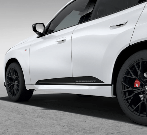BMW G45 X3 M Performance Genuine Side Decals in Frozen Black (2025+) - AUTOID® - Vinyl Decals & Stickers - BMW M Performance
